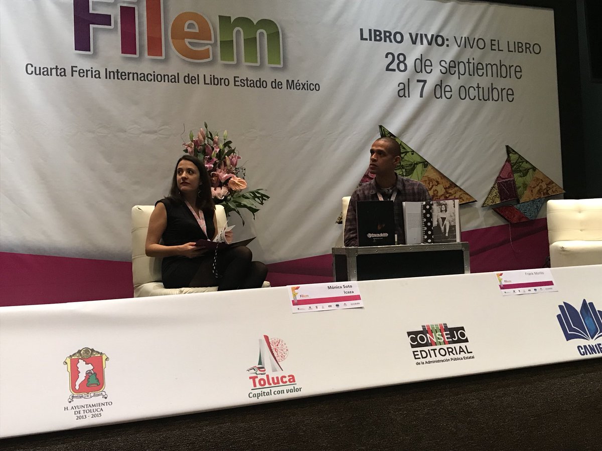 drvtorresm's tweet photo. Casi terminando el domingo y en la presentación de #LiriosEnElCielo de @monicasotoicaza en #FILEM2018 https://t.co/sjix3aCo2t