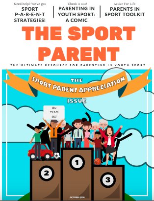 srpynn's tweet photo. #ParentsinSportWeek2018 may be coming to an end, but that doesn't mean we should stop appreciating all the great things #sportsparents do! In honour of #PISW, we've got a new issue of The Sport Parent magazine! Check it out here:
https://t.co/ptvtNsFLmJ https://t.co/lylZOrNbJQ