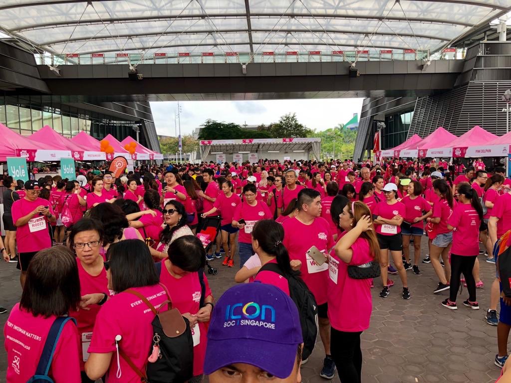 icon_singapore's tweet photo. We’re proud supporters of the @bcfsg Pink Ribbon Walk this breast cancer awareness month #EveryWomanMatters #BCFSG #BreastCancerAwareness https://t.co/sRWMH0QegP