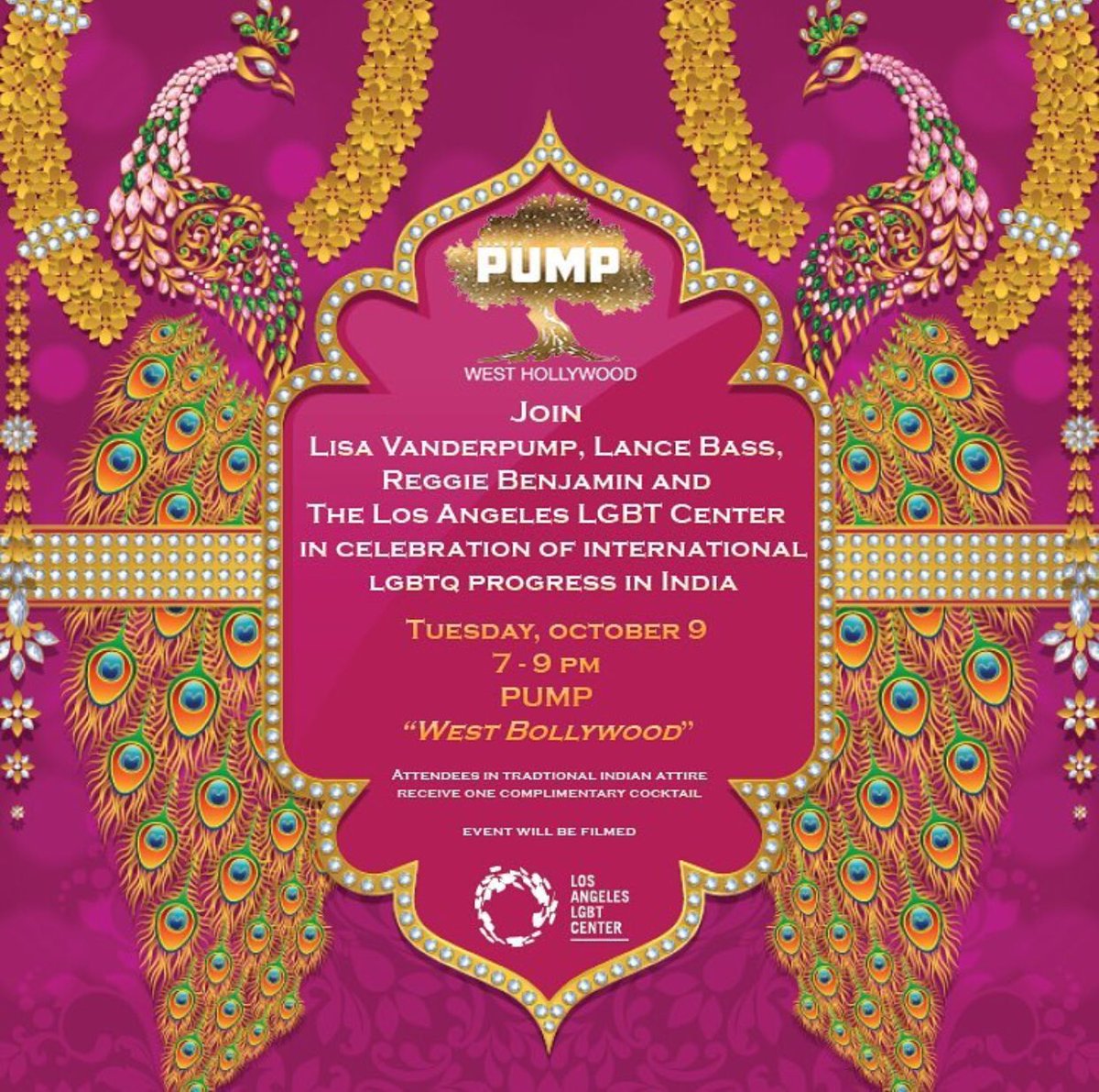 Reggiebenjamin's tweet photo. I AM INDIAN and PROUD! INDIA IS MAKING MOVES! And very proud that my good friends @lisavanderpump @lancebass  are such big supporters of my charity, India and the LGBTQ community. We should all applaud them for their support of our INDIA! Join me, Lisa Vanderpump Lance Bass https://t.co/JxmQIFowdb