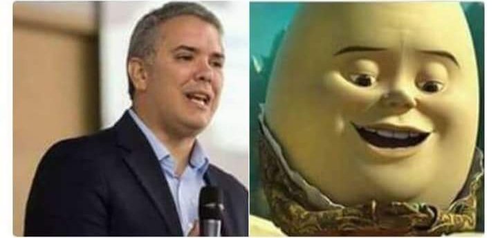 Se me hacía conocida esa cara de güevon .😂😂😂
