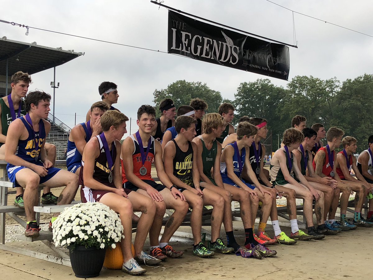 The Legends Meet is in the books, Boys take 11th out of 31 teams!  Ethan places 14th/380 runners. Maybe more impressively, Nate Shimko finished this race with only 1 shoe! #titanxc #crazyenough <a href="/AthleticsBMHS/">Berea-Midpark Titans</a> <a href="/BMHSTitans/">Berea-Midpark HS</a> <a href="/OHMileSplit/">MileSplit Ohio</a>