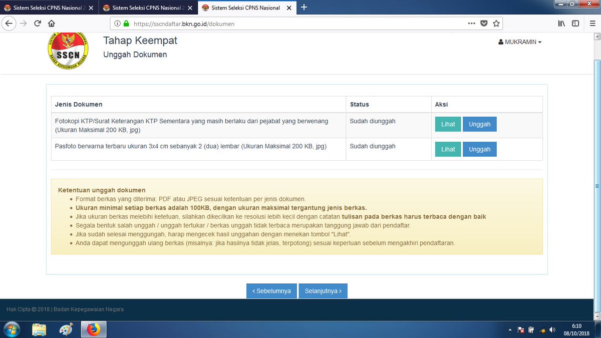 Ming_Minor's tweet photo. @Kemenag_RI Min, kenapa kolom unggah dokumen yang tersedia hanya KTP sama Foto? untuk jabatan Guru Sejarah Kebudayaan Islam, formasi Kemenag Sulteng. terimakasih @BKNgoid https://t.co/S91Xdg7Haa