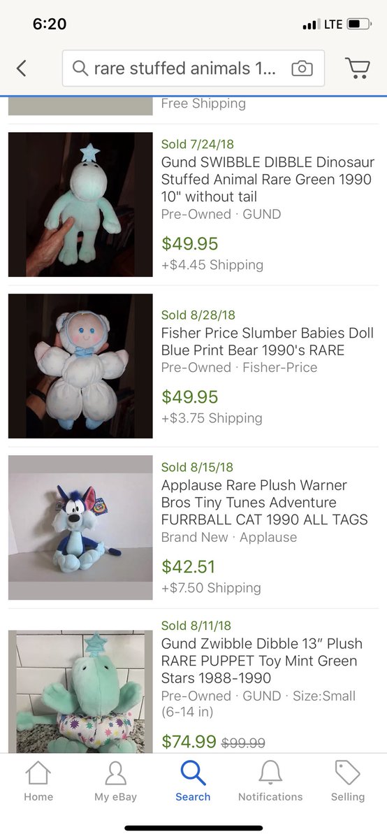 $1 stuffed animals
