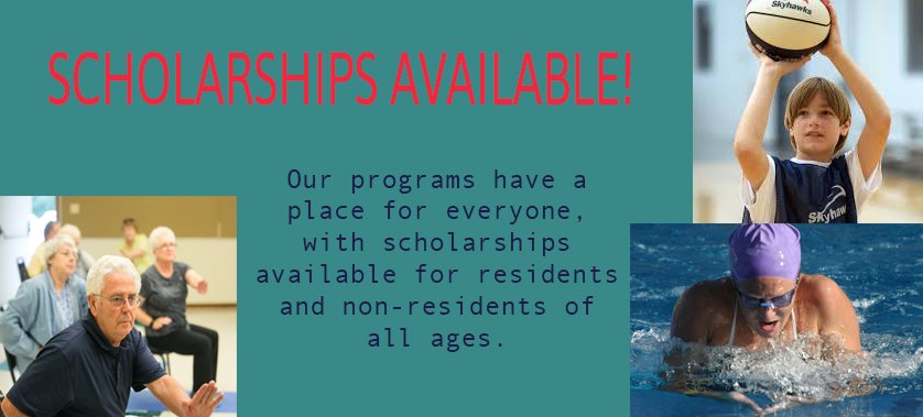 WCArtsRec's tweet photo. Scholarships are now available to everyone (adults, seniors, youth and specialized recreation participants) —residents and non-residents. More info here: https://t.co/JcmQuQ9wrI https://t.co/K4VponJnlB