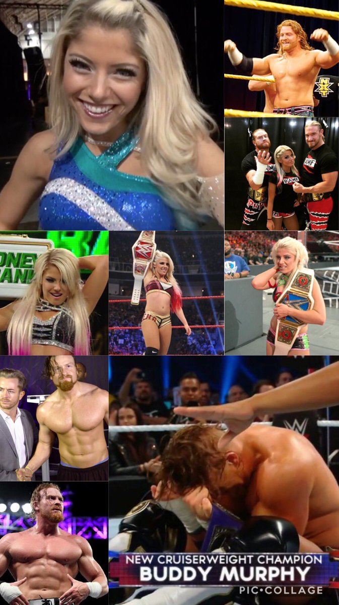 AdamGoldberg8's tweet photo. They’ve both come along way from NXT now, buddy and lexi are running both there divisions. ❤️ @AlexaBliss_WWE @WWE_Murphy https://t.co/JERHz28z7p