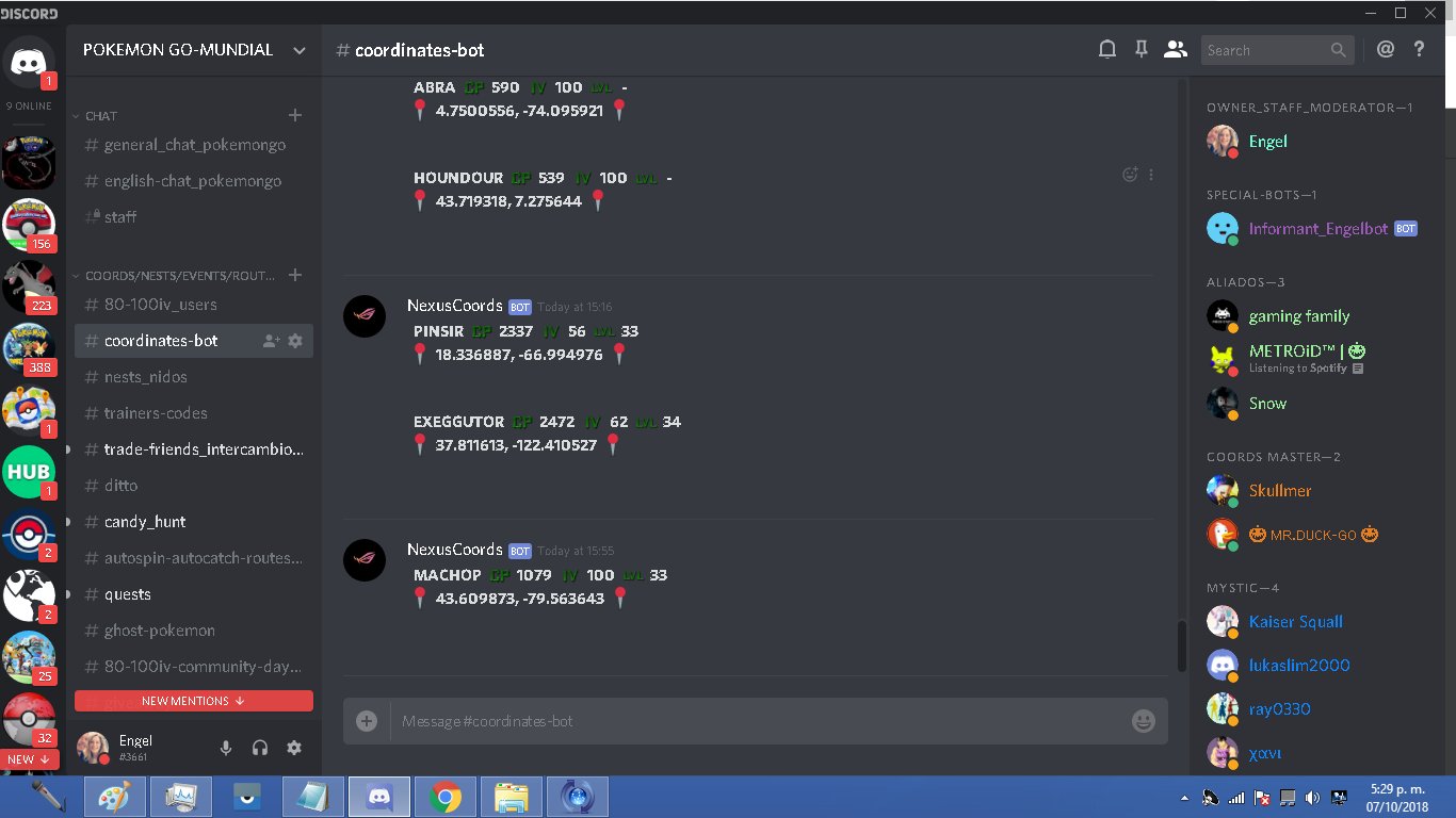 Engel Go On Twitter Discord Pokemon Go Mundial Https T Co Ekf0t6i975 Catch Em All Https T Co Gtivqoayxx Pokecoords Hub Https T Co Vbdklw8xnq Abhiqeep Champ Charizard Sanket92581403 Gamingfamily Yt Ganjasaur R1
