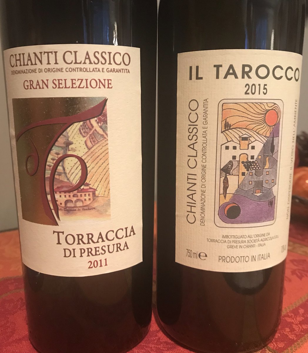 A few chianti finds from @TorracciaPresur estate  in Greve. Tasted Il Tarocco today with @Ahachey101  and was quite impressed.  @SelectionsOeno
