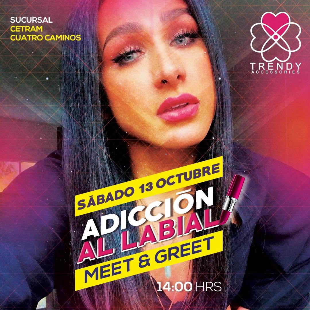adiccionlabial's tweet photo. ALERTA CONVIVENCIA CDMX: Nos vemos el próximo sábado 13 de octubre en la tienda Trendy Accesories 🔥2pm Cetram 4 caminos 💥 https://t.co/uLJ5NsBqhY