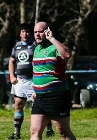 EnsenadaRugby's tweet photo. En la tarde de hoy, disputó su último partido con la camiseta de #ERC nuestro Primer Centro y sub capitán Julio Escobar. Gran compañero y un baluarte dentro de la cancha. https://t.co/iXZRbMgRqL