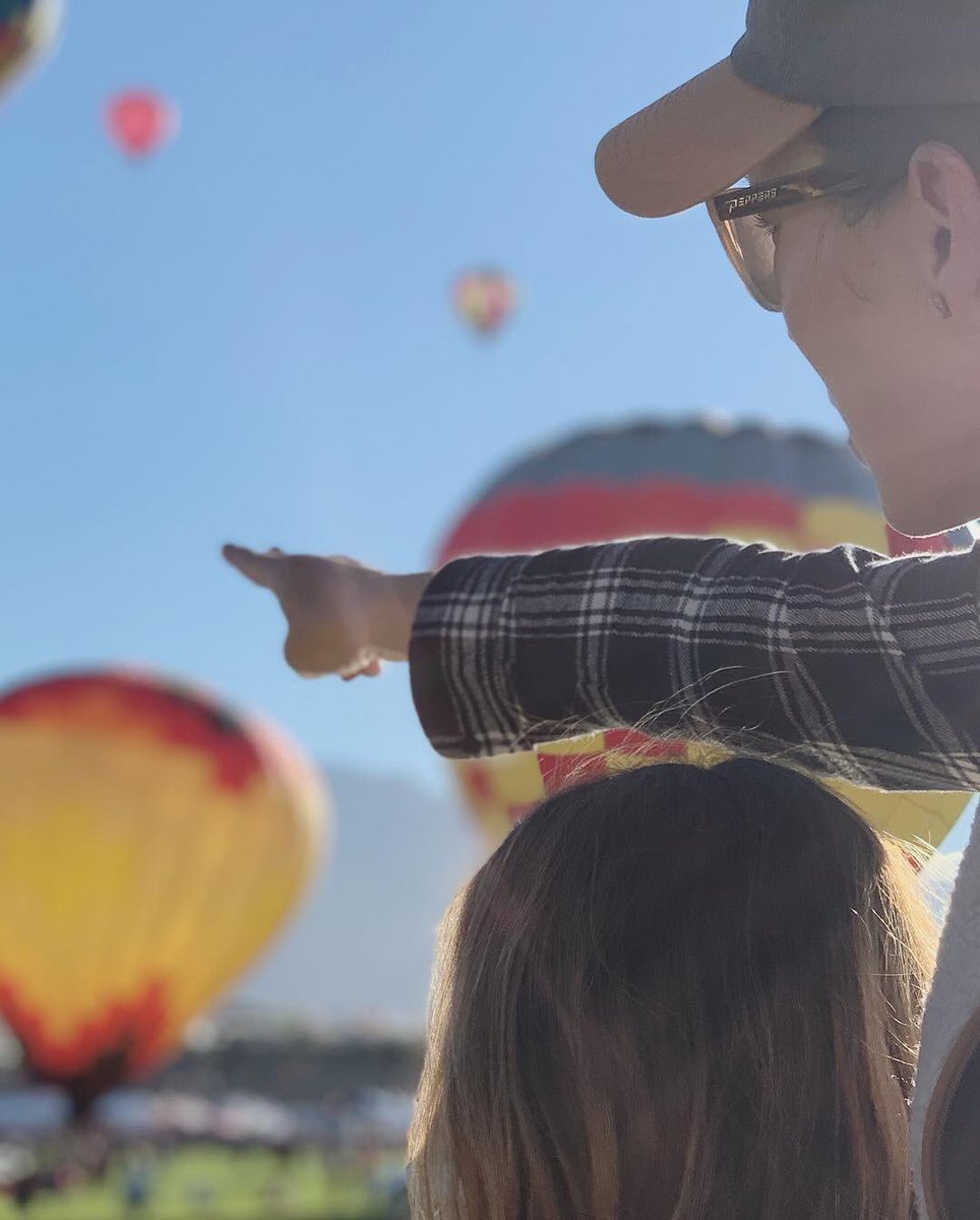 Chip has always talked about the <a href="/balloonfiesta/">Balloon Fiesta</a> &amp; how he went as a little kid growing up in Albuquerque. He surprised us all this weekend &amp; we finally got to experience the magic of this special place. Now I get why he still talks about it forty some years later ✨ <a href="/chipgaines/">Chip Gaines</a>