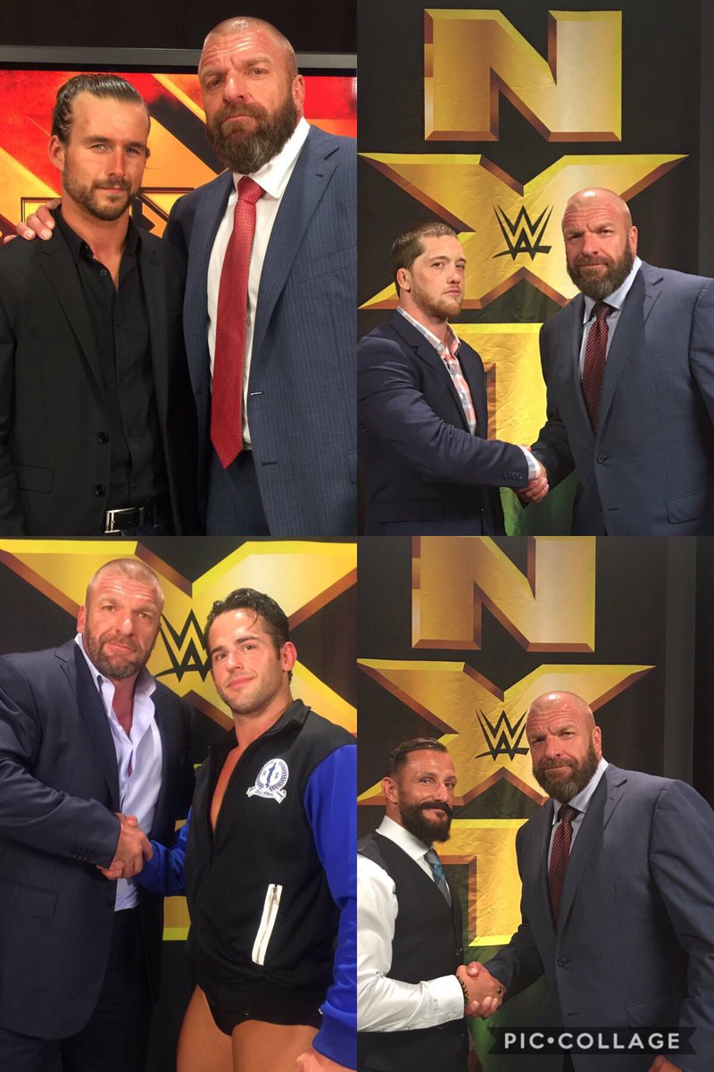 AdamGoldberg8's tweet photo. It’s amazing to see how far the undisputed era has come in such a short amount of time. 

Forever shocking the system #Boom #UndisputedEra @AdamColePro @KORcombat @theBobbyFish @roderickstrong https://t.co/ENuVyTrLOg