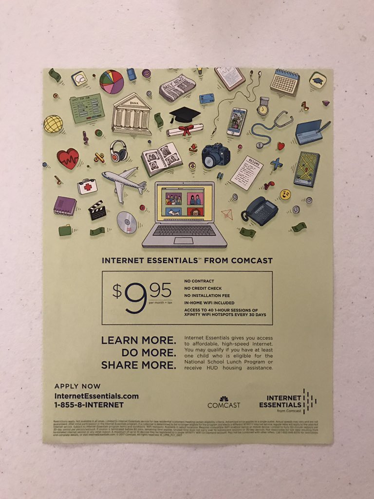 WherryNews's tweet image. Internet Essentials from Comcast         Internet Essentials de Comcast #comcastinternetessentials