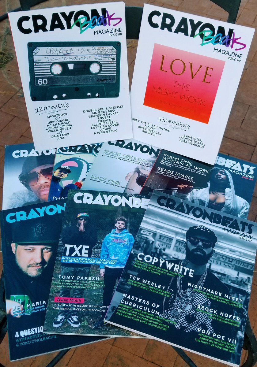 crayonbeats's tweet photo. If you ever wanted to grab a physical copy of CrayonBeats Magazine, but didn't have the coin or just didn't know we had prints, they're 25% off until 10/9. Use "INPRINT25" at checkout ➡️ https://t.co/HoWpgY7pDx https://t.co/Z3yVuMZOHh