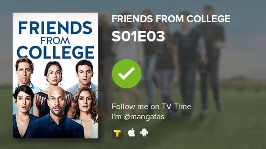 mangafaspa's tweet photo. I've just watched episode S01E03 of Friends from Col...! #tvtime https://t.co/dttvXE0sxq https://t.co/HWii1xZEdC