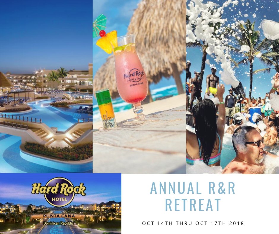 MgmtGold's tweet photo. Touching Gold Management is beyond excited! Our Annual R&R Retreat is right around the corner! 4 days and 3 nights - All Inclusive - In Punta Cana!
#Workhard #Playhard #PuntaCana2018 #DR #TouchingGoldManagement https://t.co/GjIthMoHGr