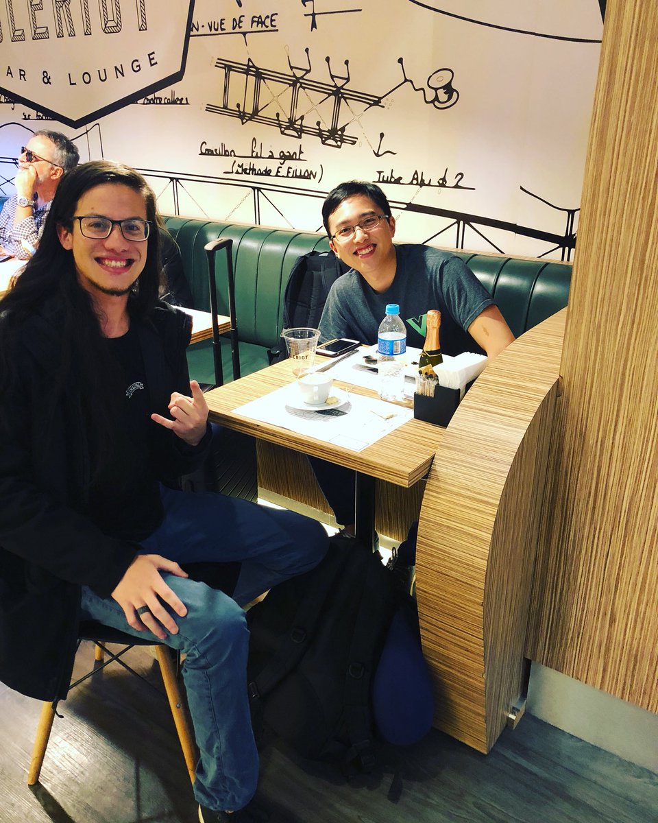 erickwendel_'s tweet photo. Brother @ClemMakesApps was speaking at @theconfbr and #intercon2018 conferences here in Brazil. We meet by lucky at the airport hahaha. Glad to meet you man!! Thanks for the coffee :D 

#mvpbr #nodebr #jssp #nerdzao https://t.co/BPpgDkTbOc
