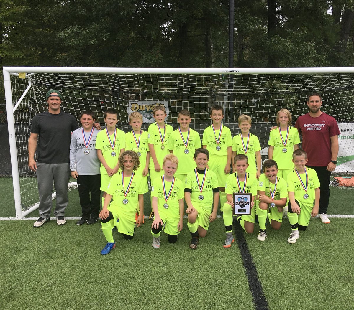 SUSCTournaments's tweet photo. A few of our division champions ⚽️🏆 #CapitolCup @SeacoastUnited @SUSCTournaments https://t.co/AWAHQEkom4