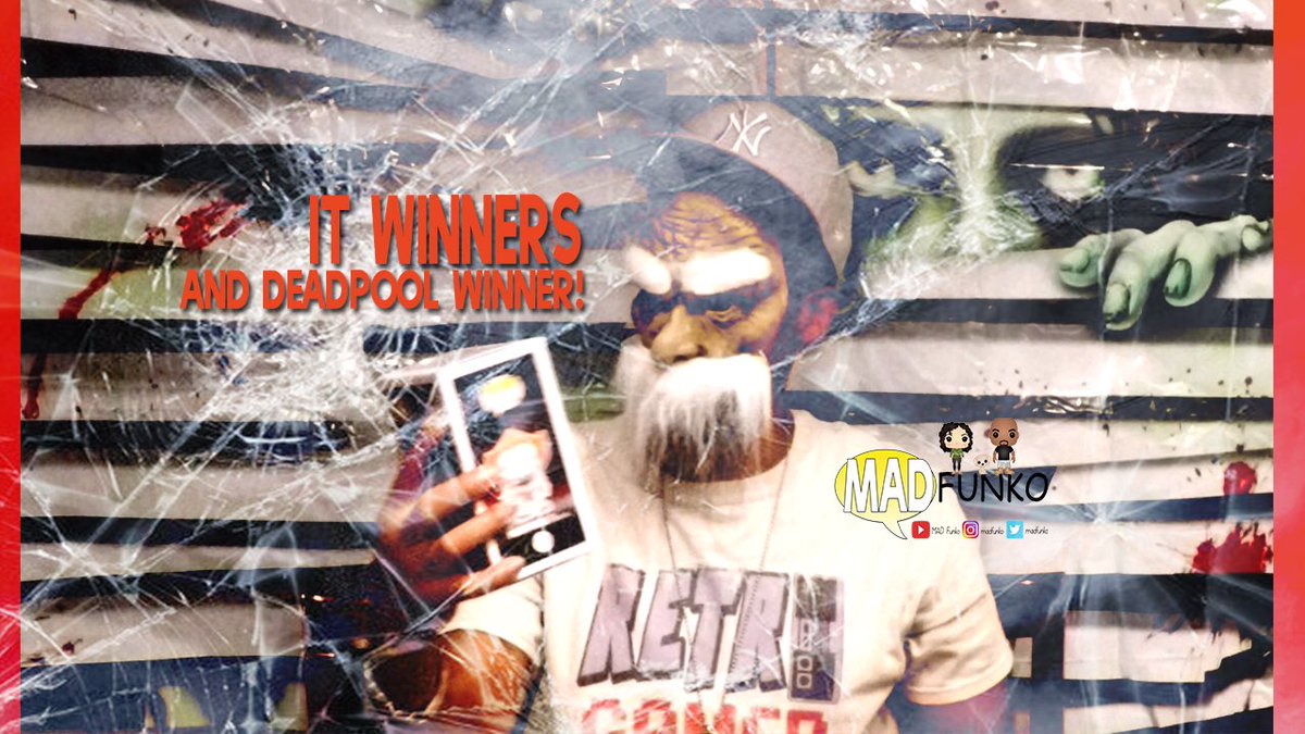 New video alert!!!! IT Pops and Clown Deadpool Winners Announced, so head over to our YouTube (youtu.be/etavIr0LARY)!!!! #giveaway #popgiveaway #itpops #pennywise #halloween #halloweengiveaway #winner  #deadpool #gaminggiveaway #giveawaycontest #funkopopcollector #winners