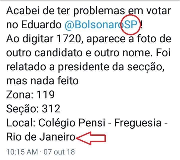 OLHA A DENÚNCIA  #FraudeNasUrnasEletronicas