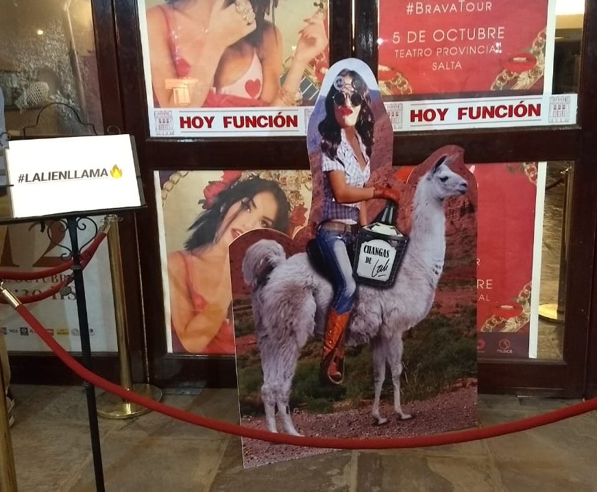 changasdelali's tweet photo. Como en un museo, antes de entrar al Teatro #LaliEnLlama @laliespos 🔥🇦🇷 https://t.co/0Saka4pBaX