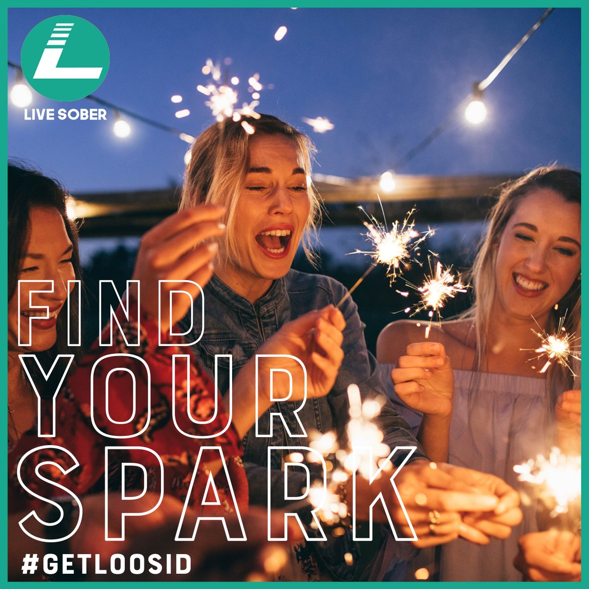 loosidapp's tweet image. Live Sober // Find Your Spark #GetLoosid