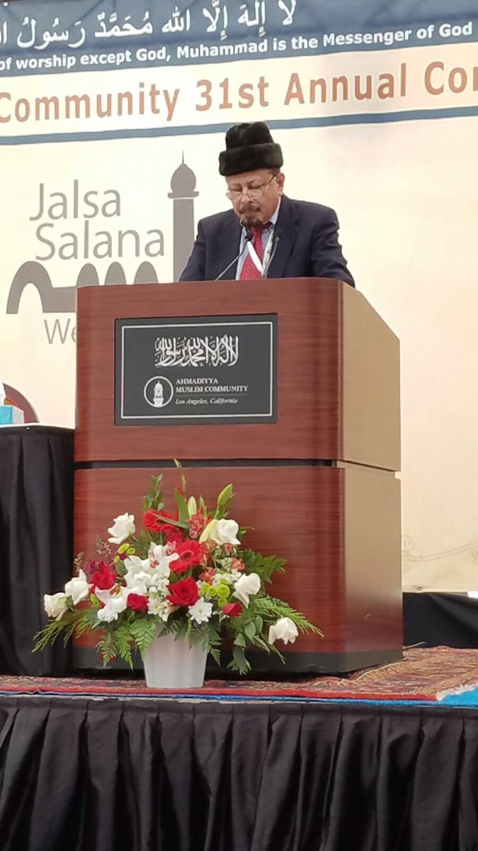 My beloved Imam Hadhrat Mirza Masroor Ahmad (aba) The Khalifa of the believers will be visiting USA this month. May Allah Bless this tour and bring unlimited blessingsz

I’m extra happy that we will get to see our beloved Imam with his brother (Amir sahib USA) 

#MuslimHope