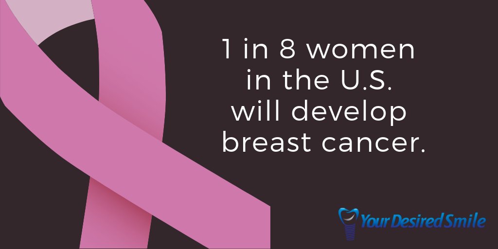 ALICEADMD's tweet photo. October is #BreastCancerAwarenessMonth. 

Did you know there's a link between breast cancer and #dentalhealth? Women who have #gumdisease or missing teeth are 11 times more likely to develop breast cancer. #DentalFacts https://t.co/fW82BkWqHU