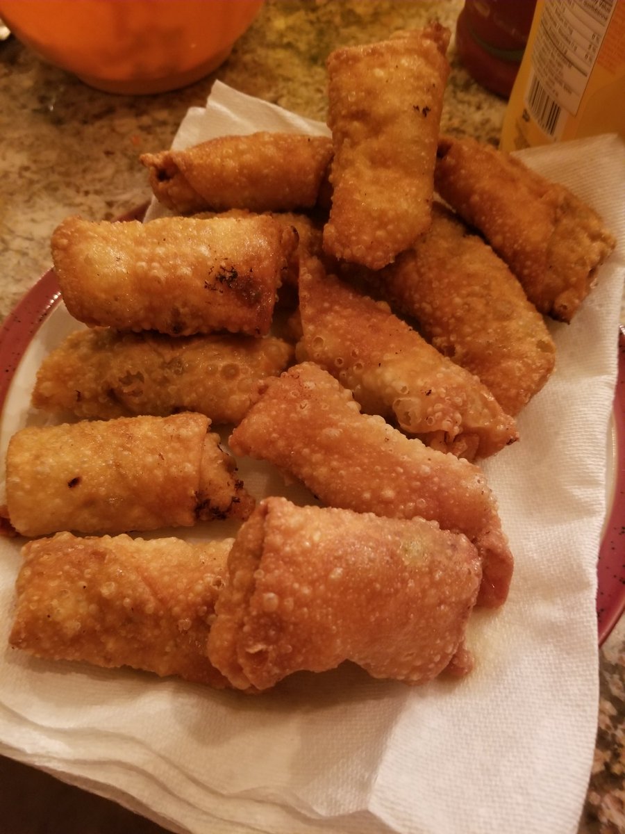 vr2734's tweet photo. Thanks to the Tim Tracker, we watched an older You Tube Video and it inspired us to make #WaltDisneyWorld cheese burger egg rolls tonight.  The key is the mustard! #thetimtracker #jenntracker https://t.co/tTvh3Hwx45