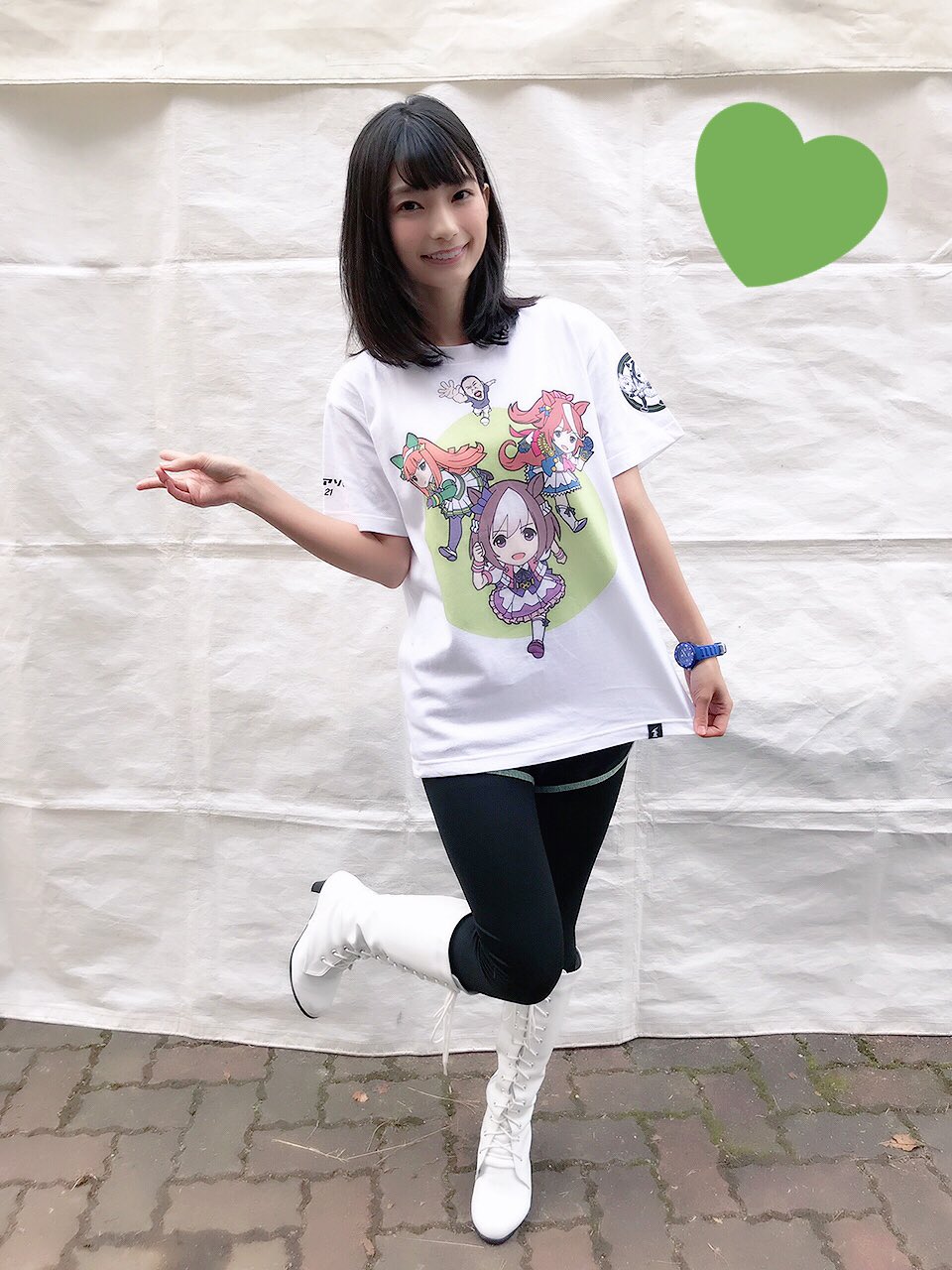高野 麻里佳 マチ アソビ ウマ娘 リハしてきました 今回はアニメ第1rでスズカが歌っていた 七色の景色 を初披露させていただきます 更に今回はサイバーコネクトツー松山洋さんコラボ マチアソビコラボtが販売されていますよ 背中にはたくさんの