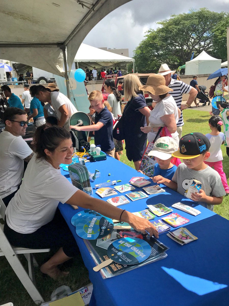 BluePlanetFound's tweet photo. Hanging out at the Hawaii Children and Youth Day 25th Anniversary celebration today at the State Capitol. #CYD2018 https://t.co/xiJRzKyJx3