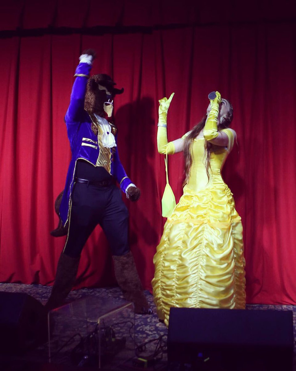 EricaMuseActs's tweet photo. #sundayfunday Fun with Beast and Belle! β€οΈ Thank you to @ron_wheeler for the great photos! We had a blast at @sarahbellum.cosplay Cosplay Prom! #beautyandthebeast #beautyandthebeastcosplay #cosplayprom #handmadecostume #cosplaycouple #cosplaycomedy #humor #collegehumor #halloween https://t.co/zx58KOWBvW
