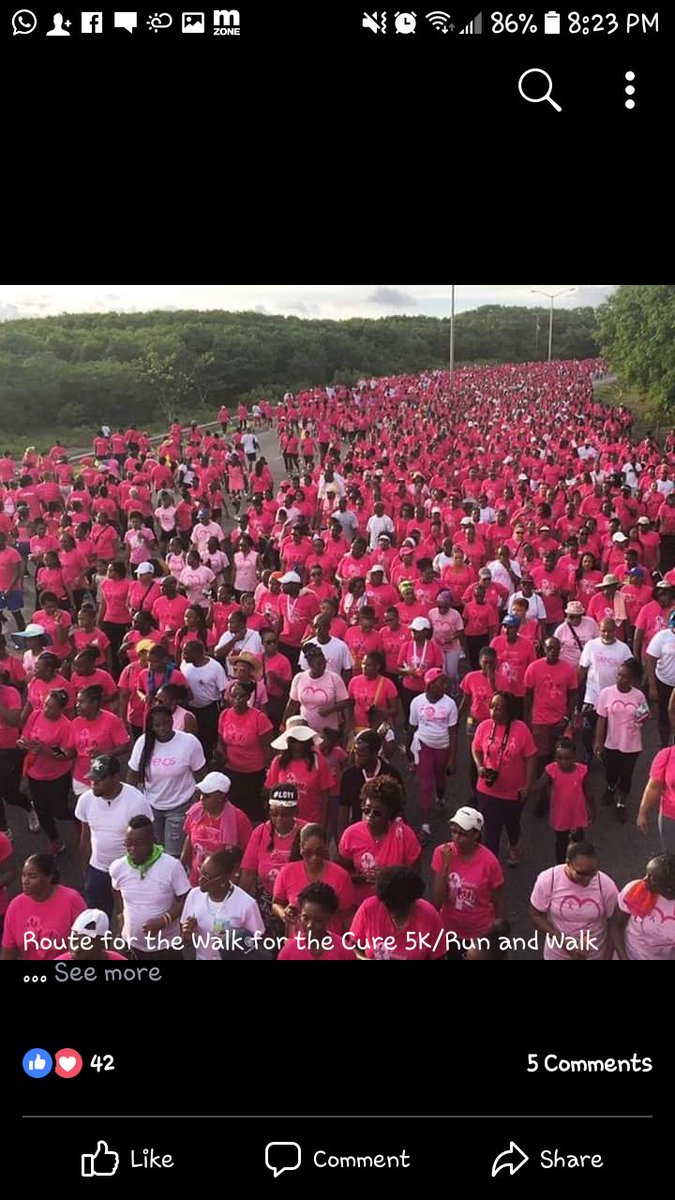 Thought you might like this <a href="/RefereeHalsey/">Mark Halsey</a> ....on the island today 20000 turned out for a 5k run/walk...all for cancer research...it's happening everywhere...👍