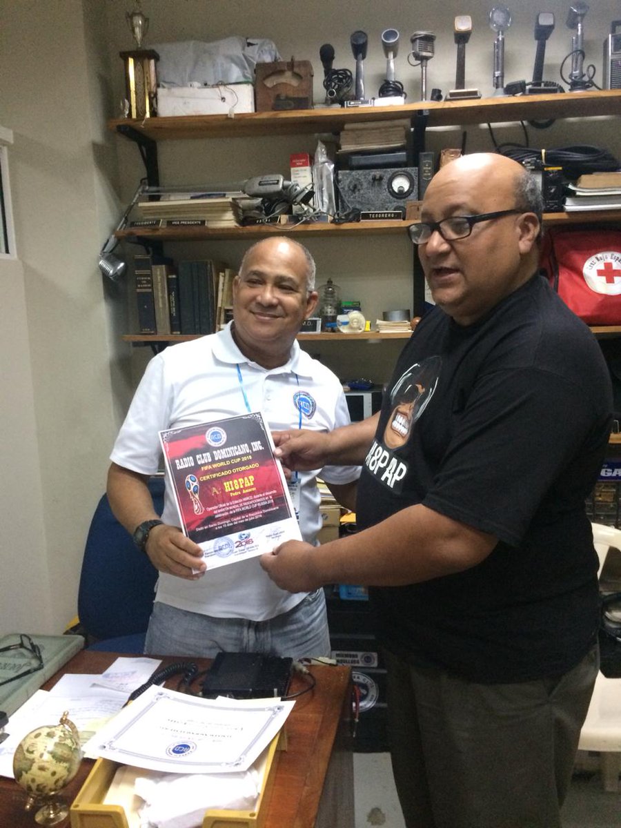 hi8rcd's tweet photo. Don Pedro Amoros HI8PAP https://t.co/vNkvWkI3HW
