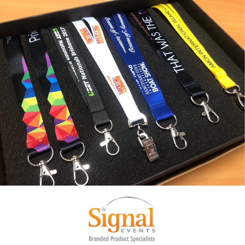 Signalpromoau's tweet photo. Our luxe range of lanyards are not only high quality but look superb! #signaleventsau #eventprofs #eventlanyards #eventpasses #eventdelegates #corporategifts #corporateevents #eventorganiser #brandedproducts https://t.co/rC4ozbypx1