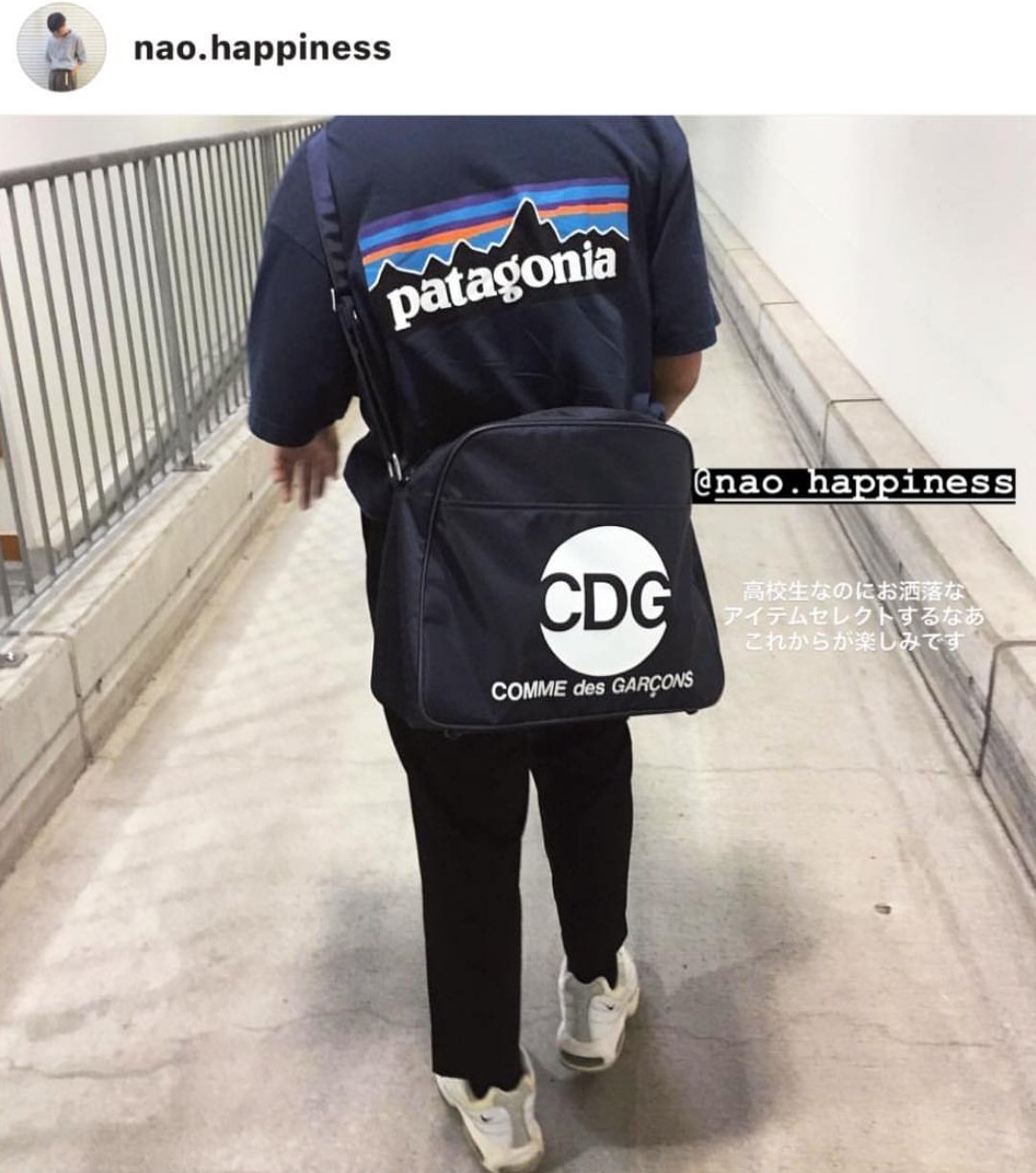 くう り 高校生なのにおしゃれ ブランドロゴﾄﾞｰﾝ なんていかにもクソガキがやりそうなことじゃんwww Patagoniaとギャルソンに罪はないけどこんなん見たら吹くわwww リドムキッズ じゃないよ リドム ダウンは冬の間に発送されますか T Co
