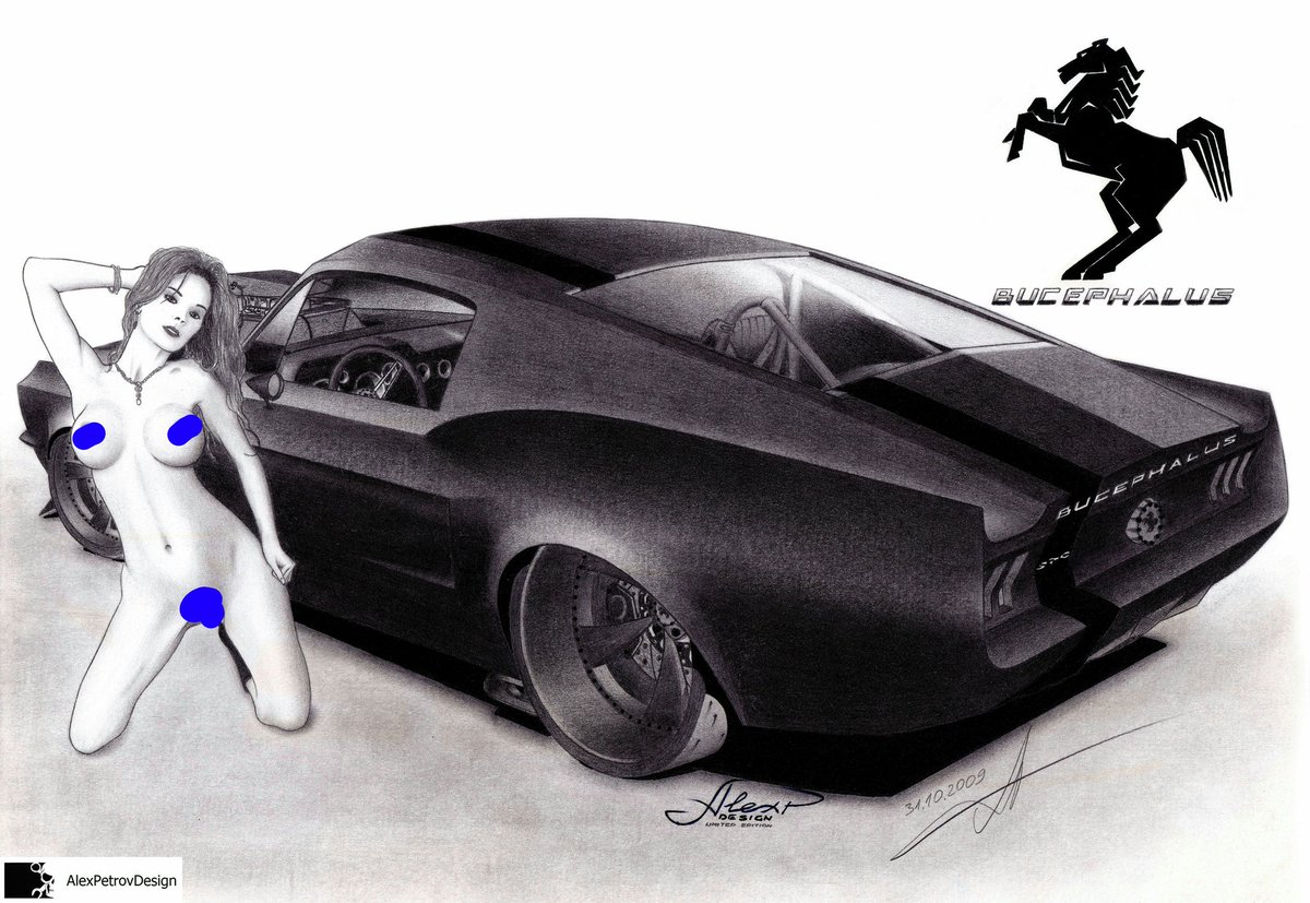 AlexP_Design's tweet image. some of my old drawings (2009) #ford #mustang #fastback #protouring #custom #pinup #art #alexpetrovdesign