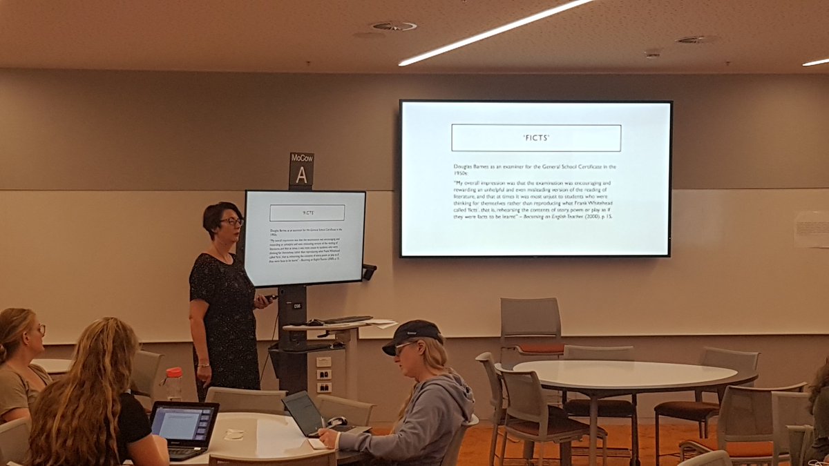 scottbulfin's tweet image. @FleurDiamond talking about the teaching of literature, literary reading and emos #eesy #teachingliterature #ficts #teamenglish #emo