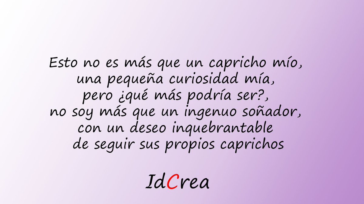 Un #capricho que se convirtió en #realidad 

#Idcrea