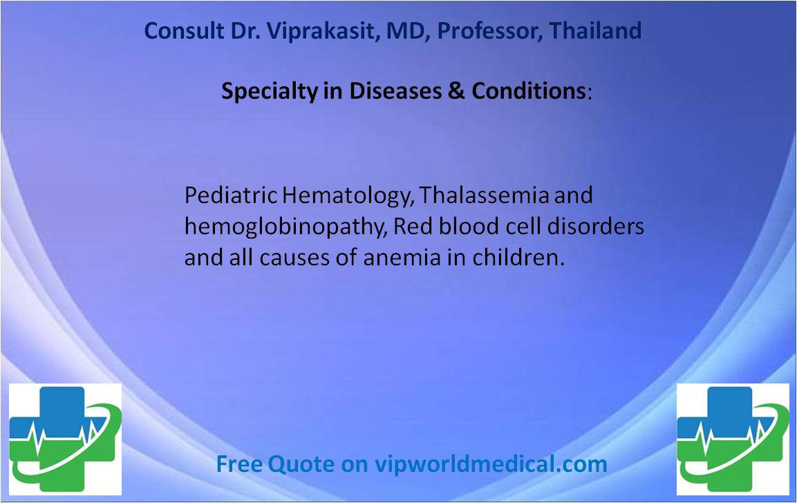 VIPWorldMedical's tweet photo. Second Opinion from Dr. Viprakasit, MD, DPhil (Oxon), Professor in Pediatrics and Consultant in Pediatric Hematology, Thailand. Medical consultation is exactly based on medical records. View more https://t.co/lS0spglVBx https://t.co/2xca5Dly3F