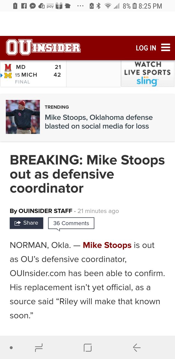 ADub7281's tweet image. Hallelujah! #freakingfinally #BoomerSooner #FireMikeStoops #wefinallydid