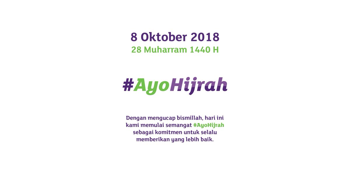 BankMuamalat's tweet photo. HIJRAH

Assalamualaikum wr. wb

Kesempurnaan adalah milik Allah SWT, Yang Maha Kuasa. Namun kami percaya bahwa kami tengah mengemban tugas mulia untuk menegakan syariat sambil menebar manfaat, meningkatkan makrifat dalam bermuamalat. https://t.co/rCCrKEzqKs