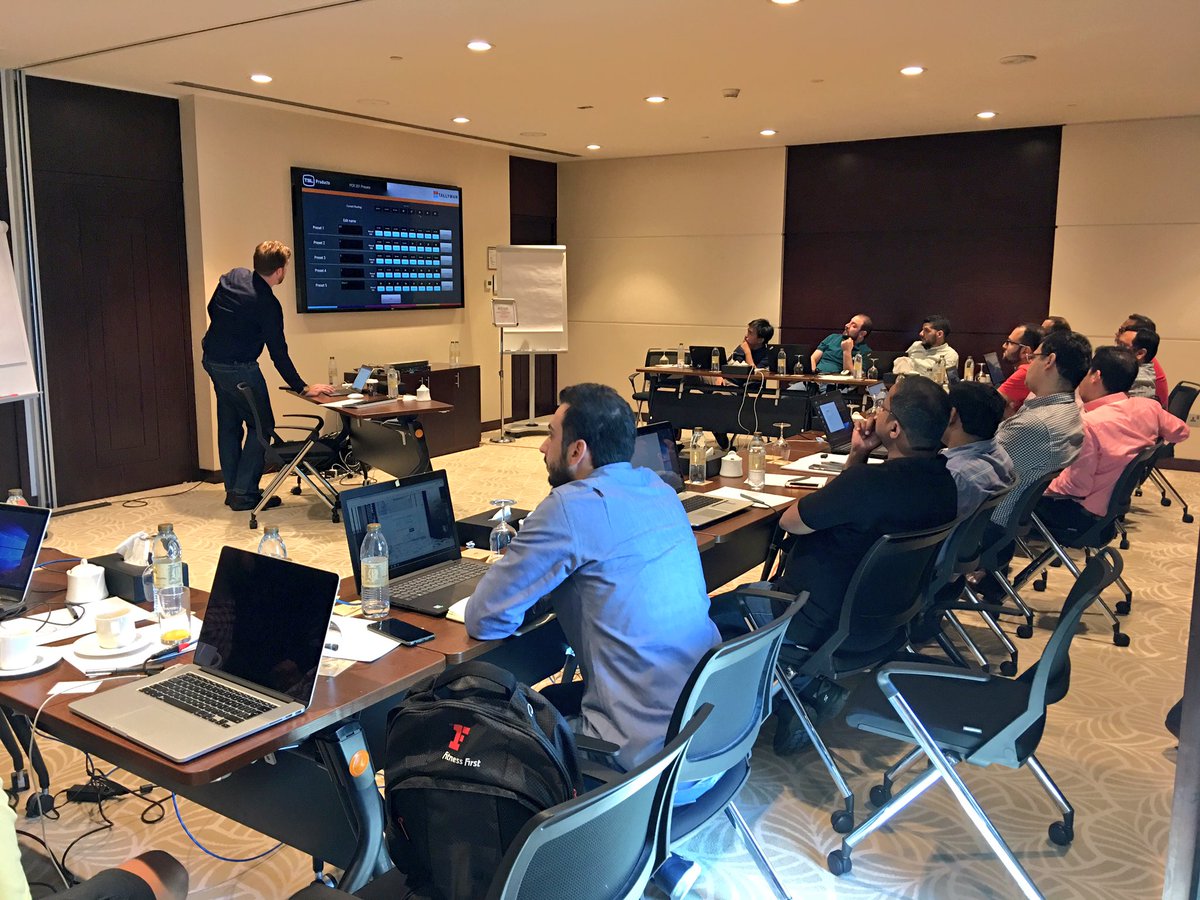 SwarupTSL's tweet photo. TSL Products Day-1 Broadcast Control Systems Training in Dubai https://t.co/HPyLyVfepW