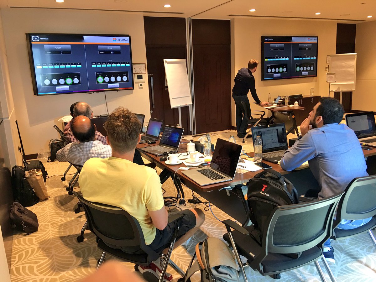 SwarupTSL's tweet photo. TSL Products Day-1 Broadcast Control Systems Training in Dubai https://t.co/HPyLyVfepW
