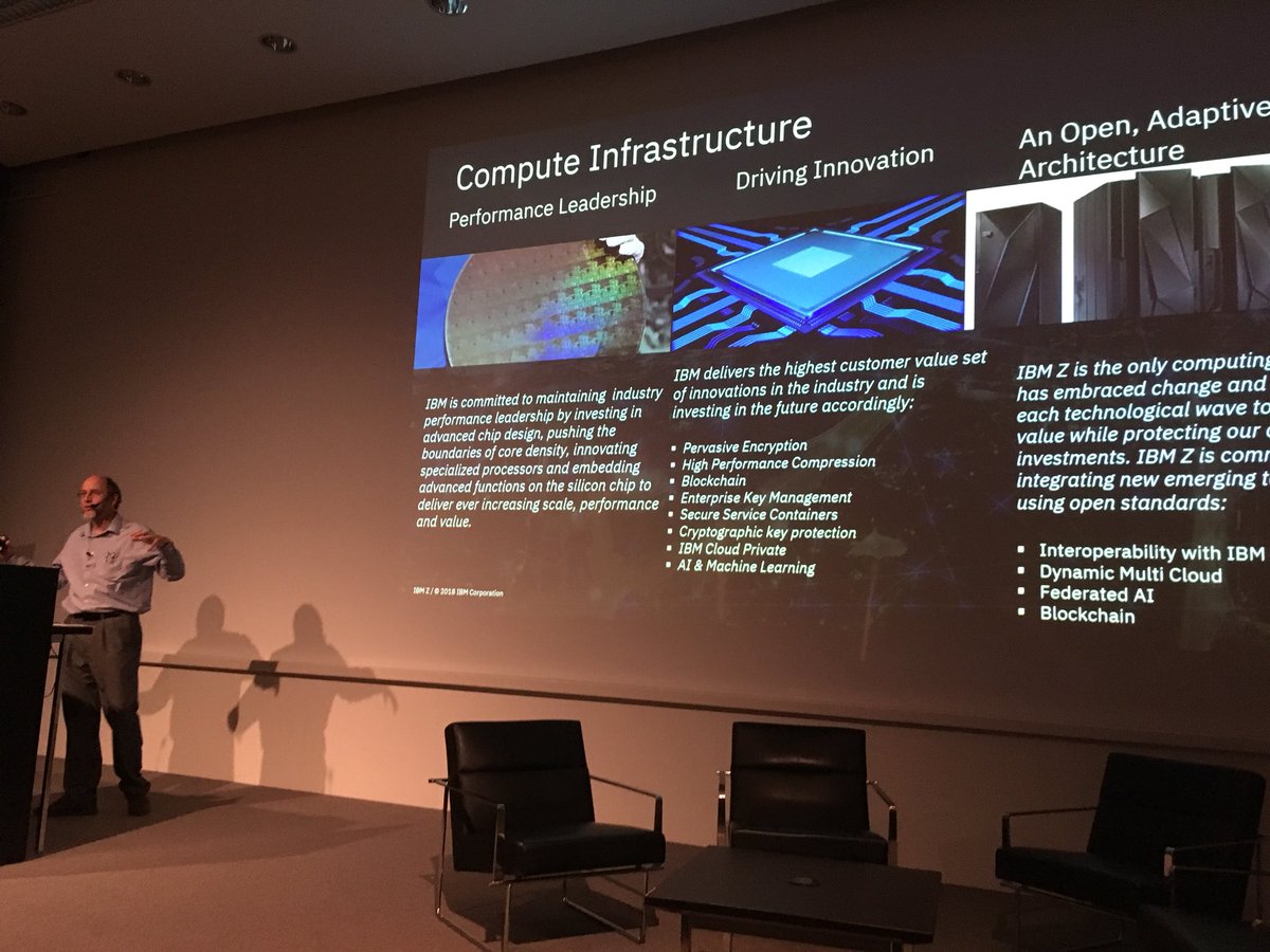 ASabyrbaev's tweet photo. IBM Fellow, Charles Webb kicking off the LSU Helsinki giving his view on what is coming next in the IT industry. Three presentation on security from #ZATS #IBMccboe are to come. https://t.co/Sbr8oUE4TV
