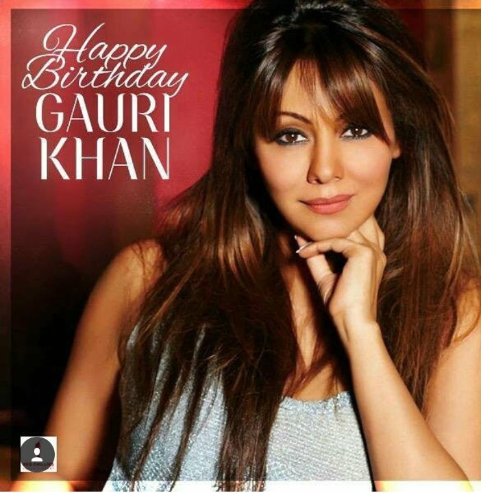  Happy birthday  gauri Khan mam  