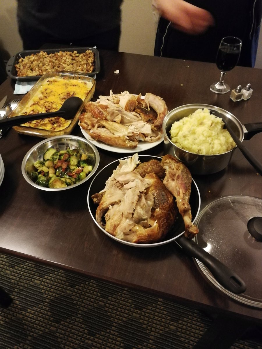 Neil Craighead On Twitter Hotel Room Thanksgiving Meal