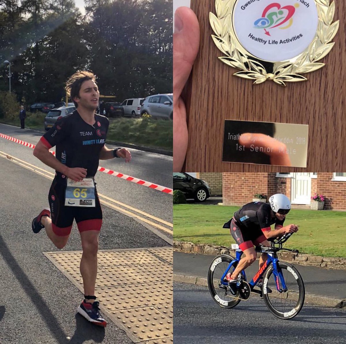 Great end to the season for <a href="/jgrannyfield/">James Grandfield</a> with 2nd place overall at the Carmarthen Sprint Triathlon!