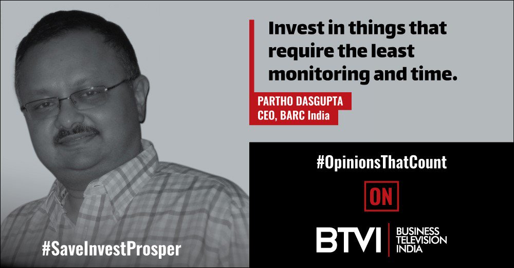 live99874's tweet photo. Don’t miss the #OpinionSeries that is your route to prosperity. Here is @parthodasgupta, CEO, @BARCIndia, on opting for investment options that require the least monitoring. #OpinionsThatCount #SaveInvestProsper https://t.co/3hMaNj1Qb8