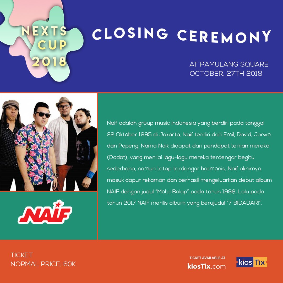 Kiostix V Twitter Band Yang Belum Lama Ini Merilis Single Terbaru Bertajuk Berubah Di Album 7 Bidadari Akan Menjadi Salah Satu Line Up Di Next S Cup 2018 Naif Dipastikan Bakal Membawakan Hits Naïve menyiratkan kurangnya pengalaman duniawi sedangkan ketidaktahuan menyiratkan kurangnya. twitter